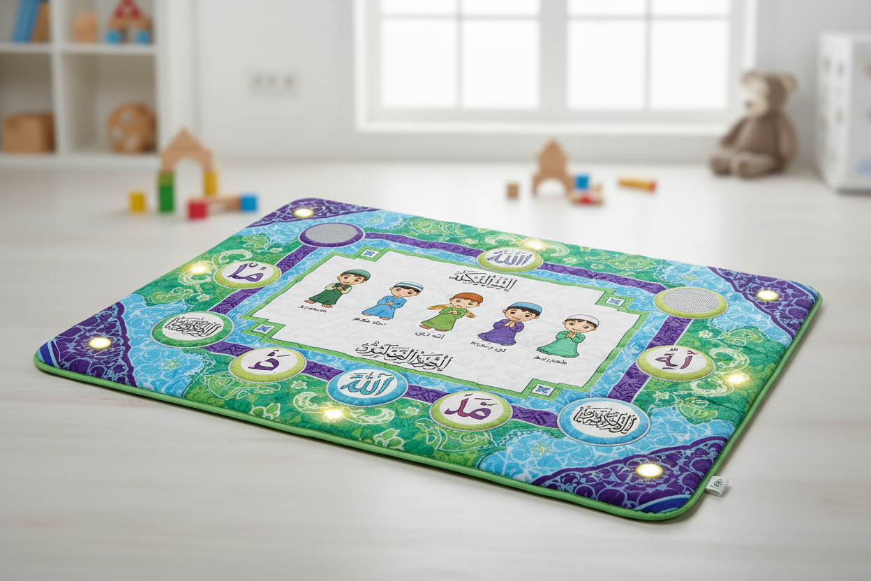 Tapis de prière interactif enfant 
